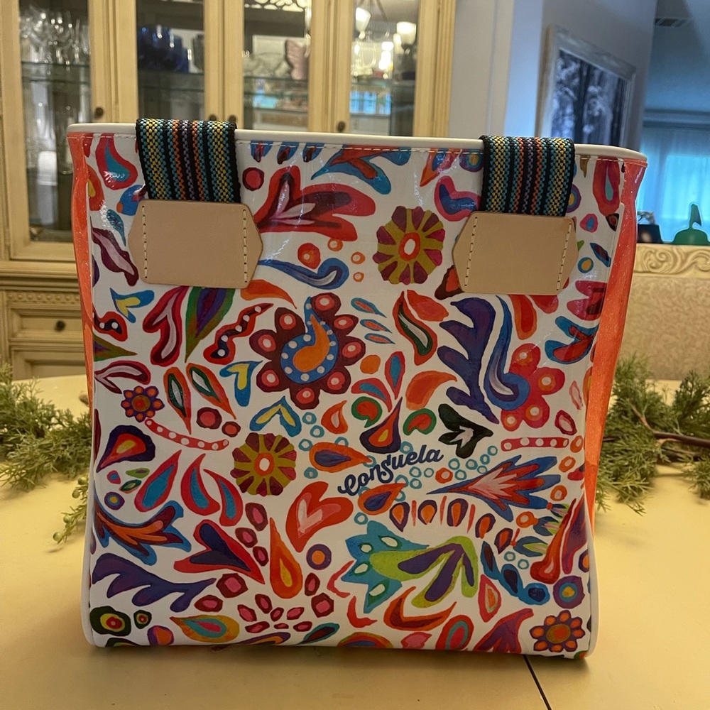 SOLD OUT!! Consuela White Swirly Classic Tote